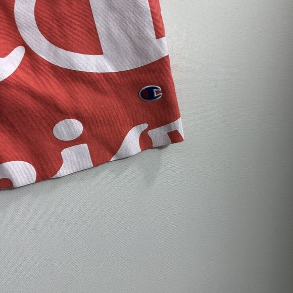Champion Life Men's Reverse Weave Cut Off Shorts All Over Print Pink Size Small - Picture 5 of 7